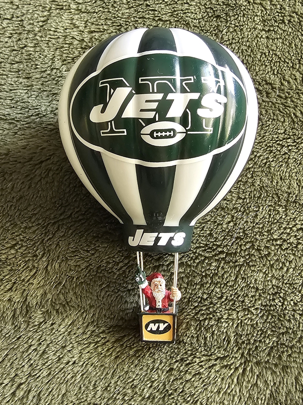 2004 New York Jets Victory Hot Air Balloon Christmas Ornament